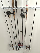 Load image into Gallery viewer, UNIVERSAL FISHING ROD RACK- Wall or Ceiling Mount