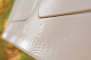 Built-in measuring system on Ultimate Outdoor Work Station.